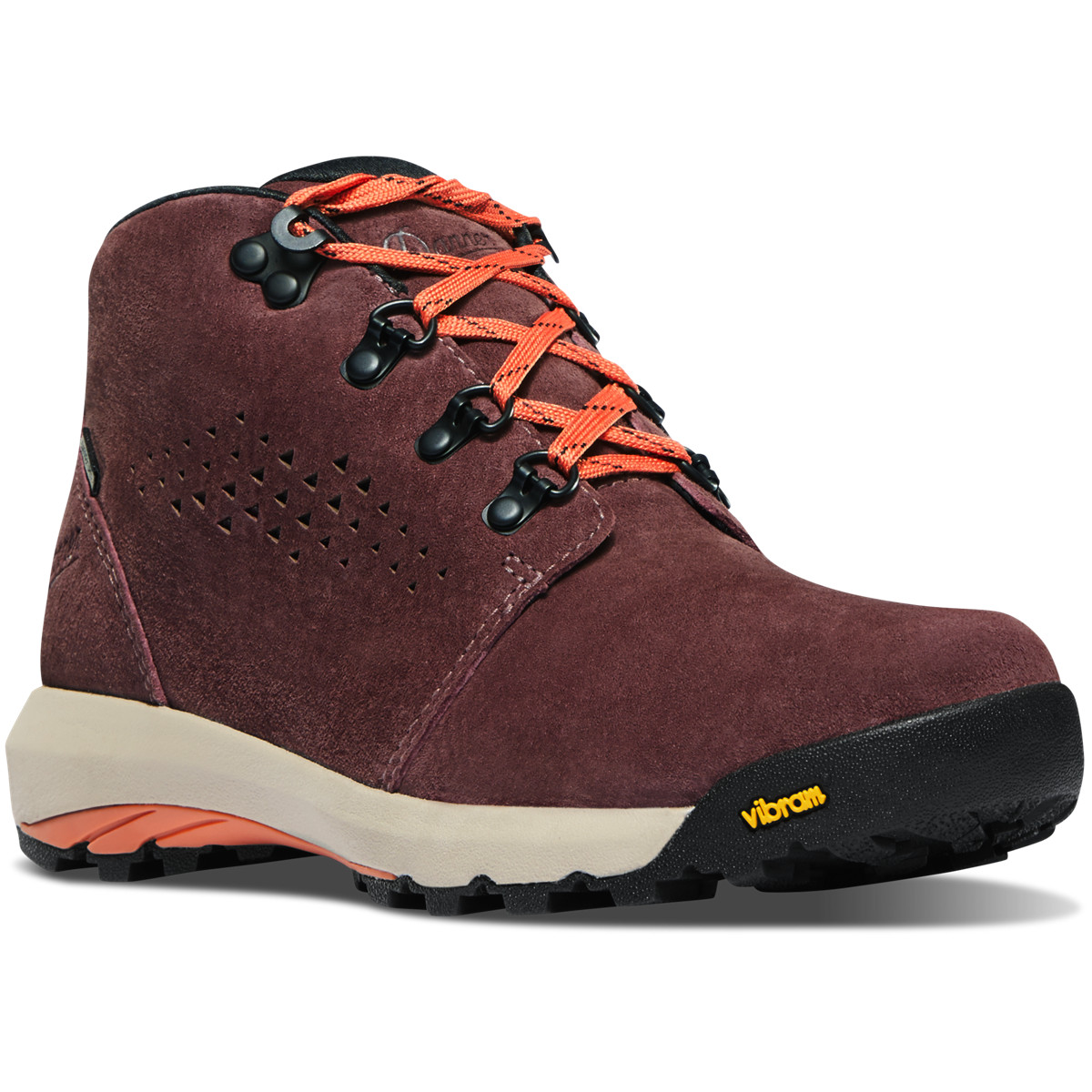 Danner Womens Inquire Chukka Boots Burgundy - CJQ754962